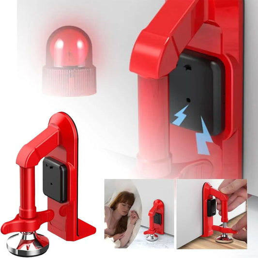 Hot Portable Alarm Door Stopper Battery Powered Door Lock for Women Anti-Theft Alarm Block System Security Protection Door Stops
