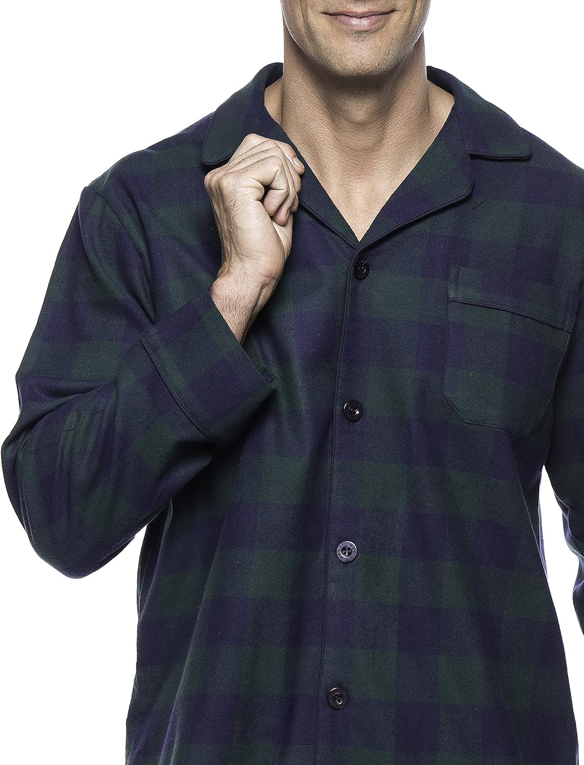 Mens Pajama Set - 100% Cotton Flannel Pajamas Set