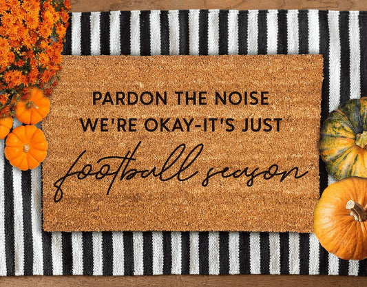 It'S Football Season Fall Front Doormat , 30" X 18"