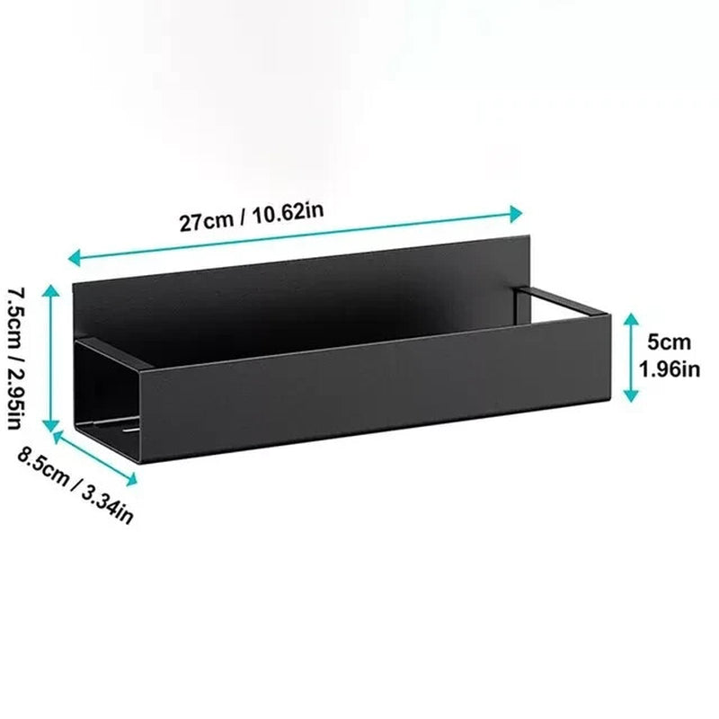 2 Magnetic Fridge Storage Shelf Spice Rack Space Saving for Side of Refrigerator