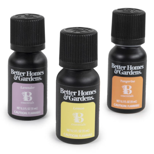 100% Pure Essential Oils : Lavender, Lemon, & Tangerine, 3 Pack X 15Ml