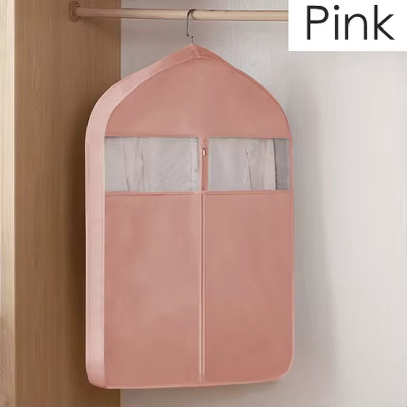 3D Zipper Clothes Dust Cover Clothes Storage Waterproof Dustproof for Garment Suit Protector Organizer Wardrobe Storage Bag