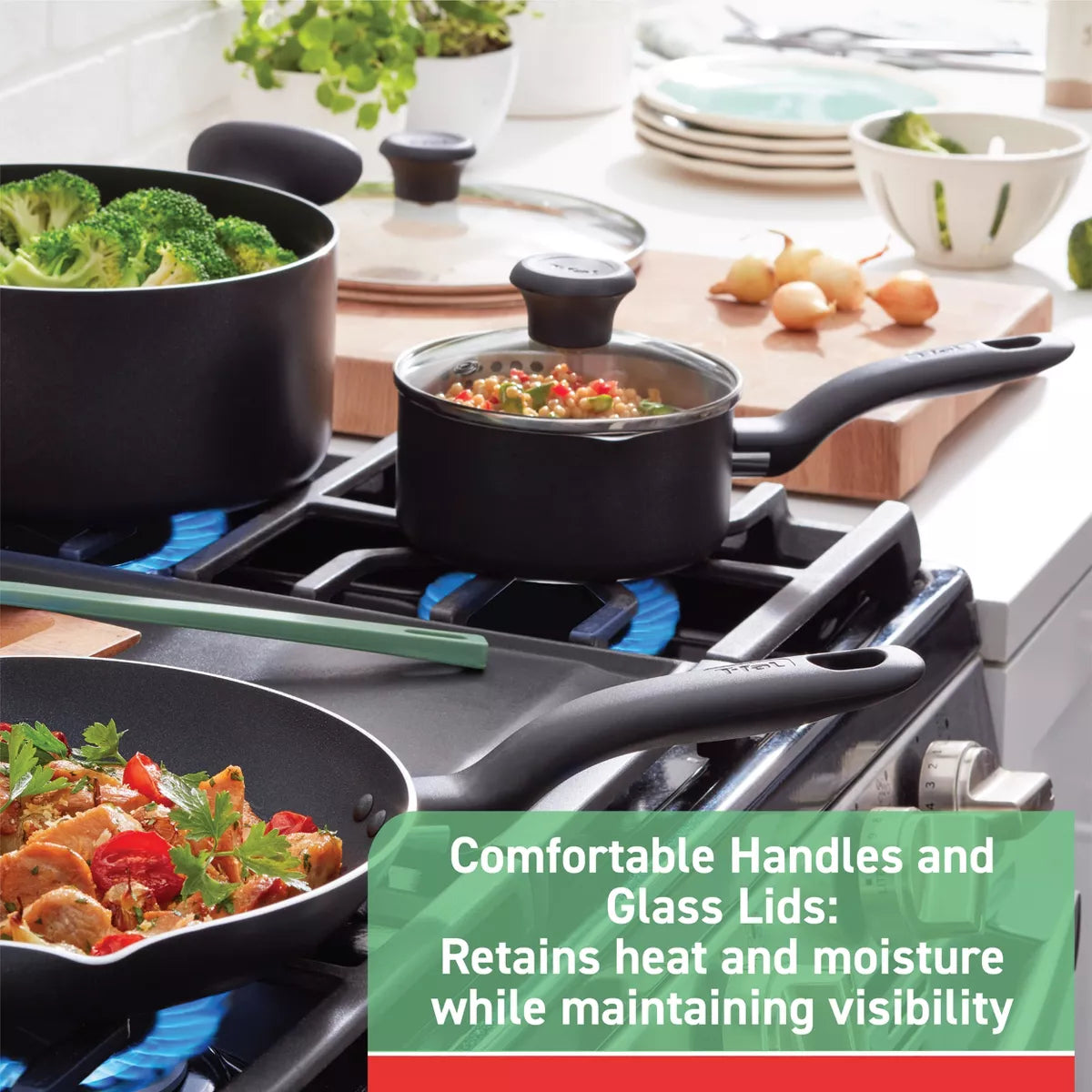 T-Fal 20Pc Simply Cook Nonstick Cookware Set