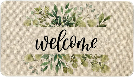 Fall Door Mat 30 X 17 Inch Hello Pumpkin Doormat Indoor Outdoor Entrance Floor Mat Non Slip Autumn Thanksiving Decor Rubber Welcome Mats