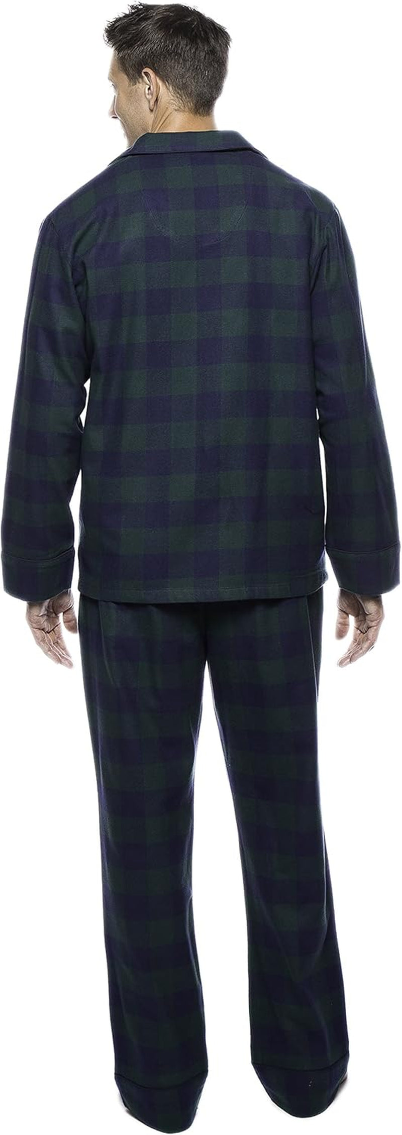 Mens Pajama Set - 100% Cotton Flannel Pajamas Set