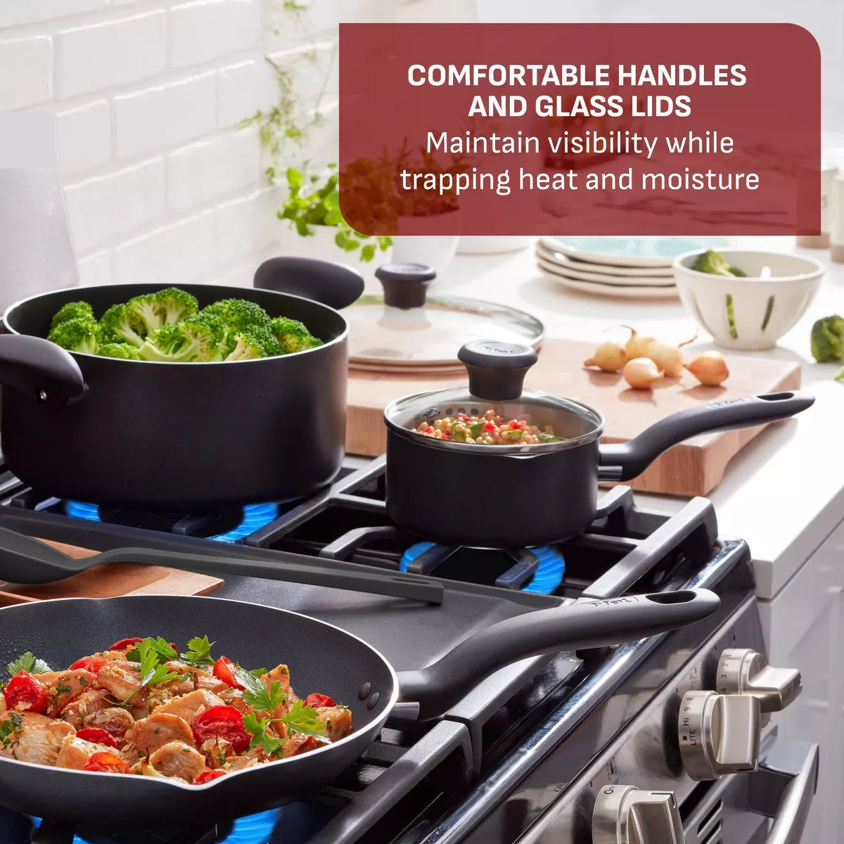 T-Fal 20Pc Simply Cook Nonstick Cookware Set