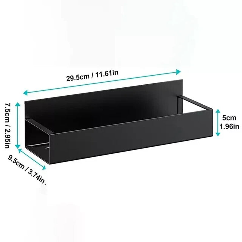 2 Magnetic Fridge Storage Shelf Spice Rack Space Saving for Side of Refrigerator