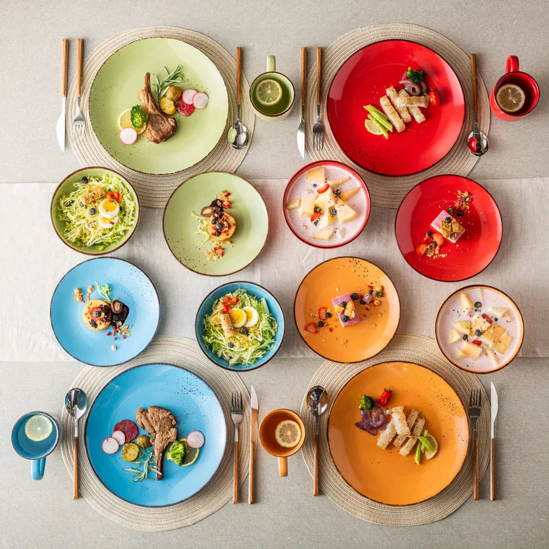 Aagman 16 Piece Stoneware Dinnerware Set - Service for 4