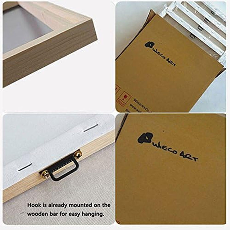 Large Brooklyn Bridge Night View Modern Giclee Canvas Prints Artwork Landscape Pictures to Photo Paintings on Stretched and Framed Canvas Wall Art for Home Decorations