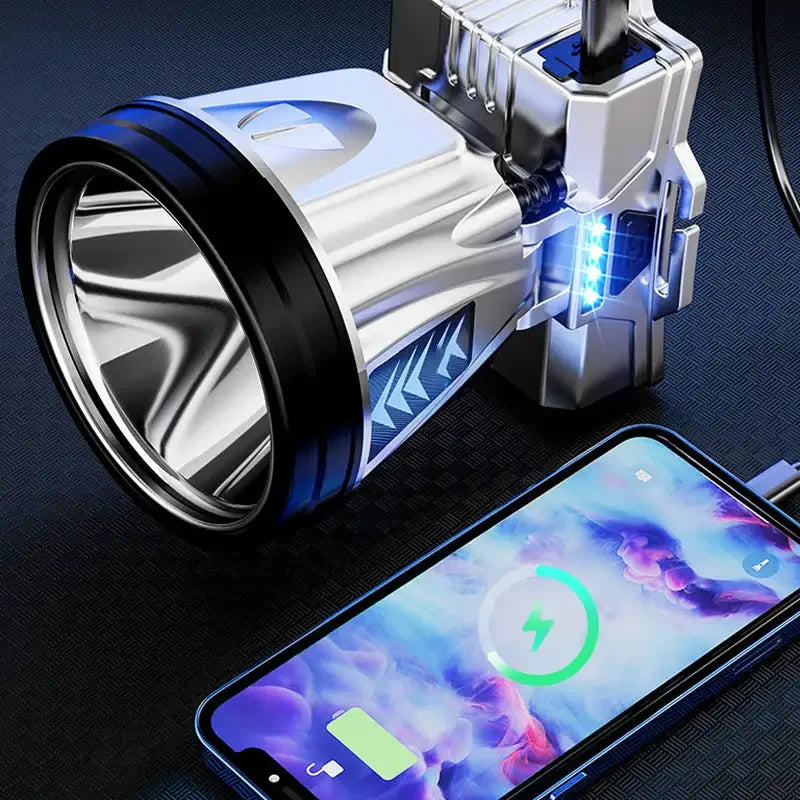Super Bright LED Rechargeable High-Power Headlights High Brightness Emergency Charging Outdoor Head Flashlight Fishing Lamp